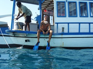 2006 on snorkel boat with gayoom