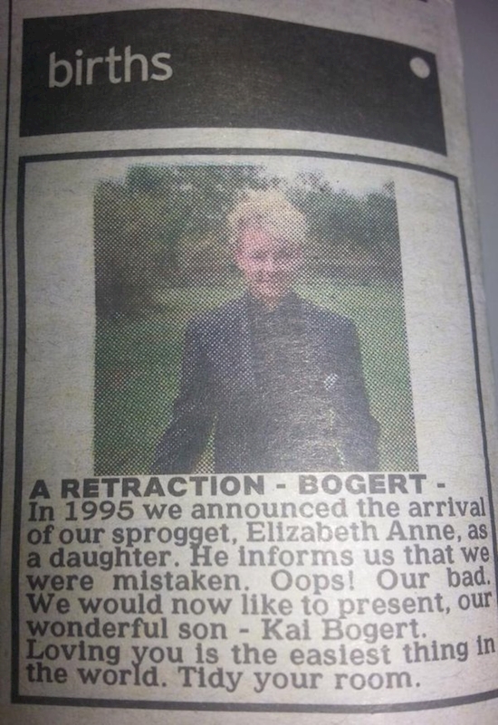 a retraction - bogert