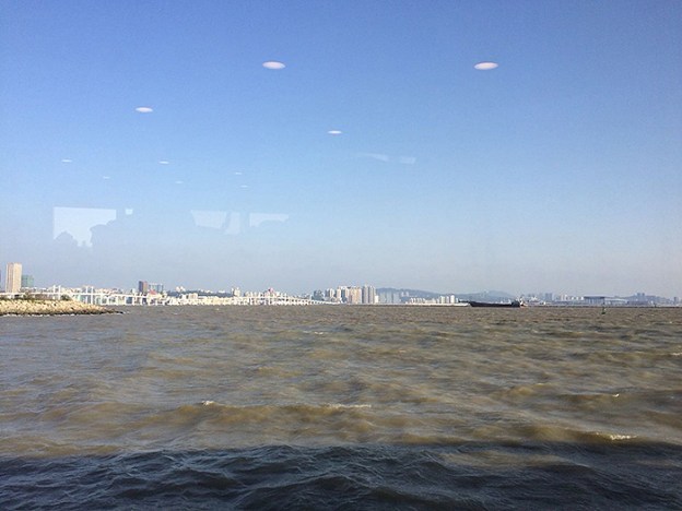 macau seen from ferry